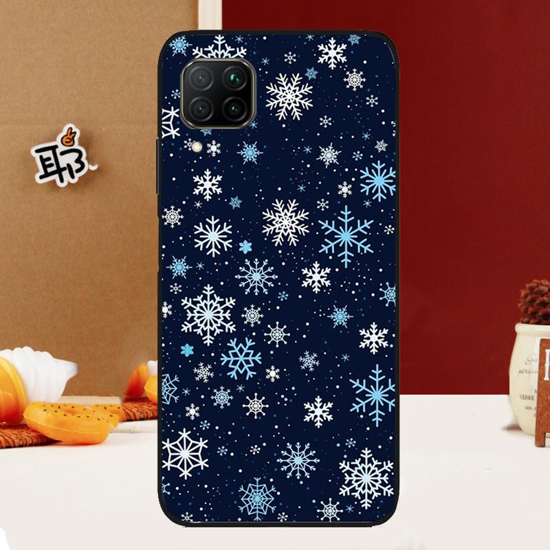 Снежинка Зима Для Huawei Nova Y91 Y90 Y61 Y60 Y70 5T Nova 9 10 SE 11 3i 7i 8i P20 P40 Lite P30 Pro Чехол