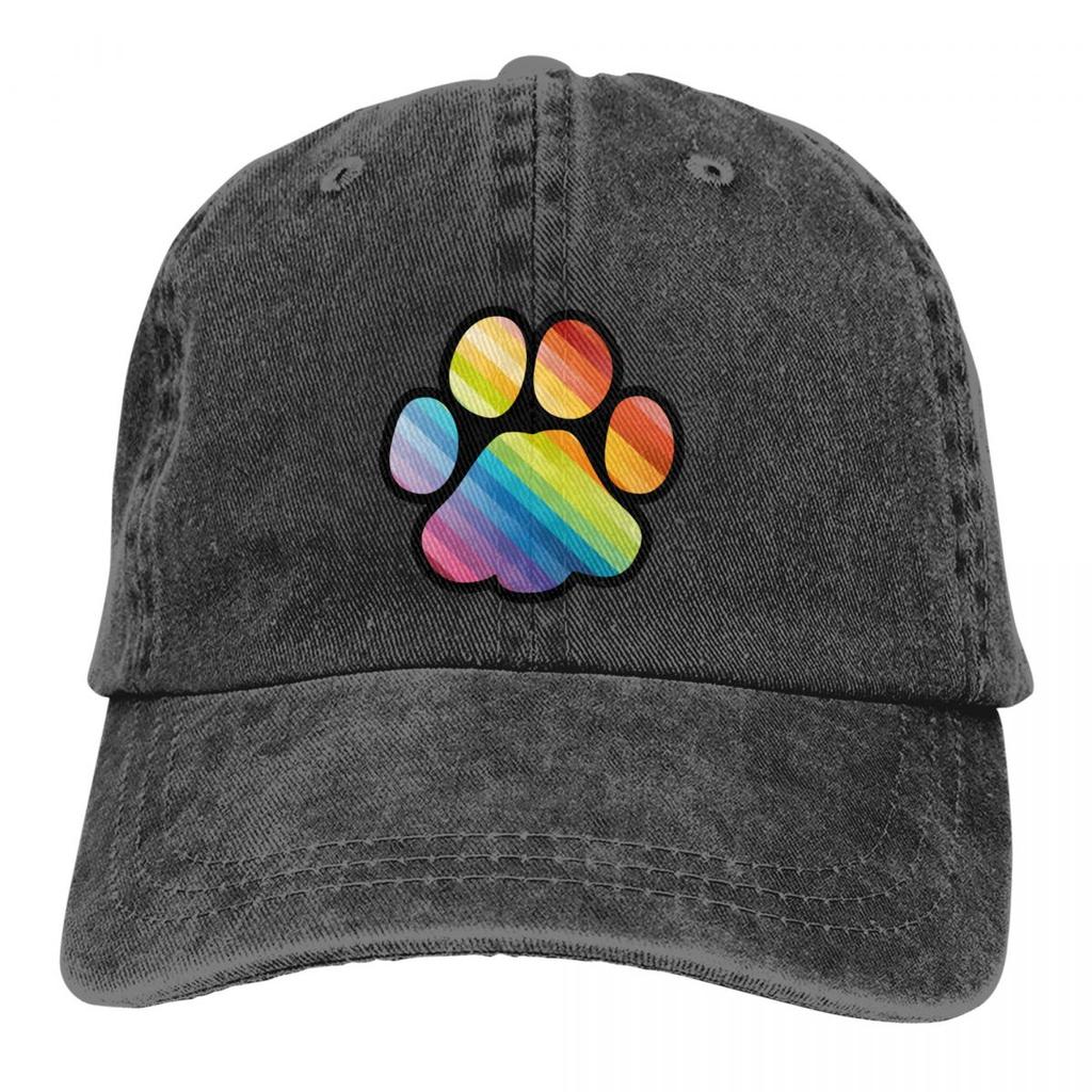 Washed Mens Baseball Cap Gey Pride Trucker Snapback Caps Dad Hat Golf Hats