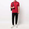 Emporio Armani Мужская футболка-поло с коротким рукавом, однотонная, с принтом, весна-лето 22, красная 3L1FAG-1JTKZ-0357