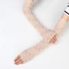 UV Protection Summer Sunscreen Ice Arm Cuffs Arm Cover Fingerless Driving Gloves Arm Sleeve Mittens