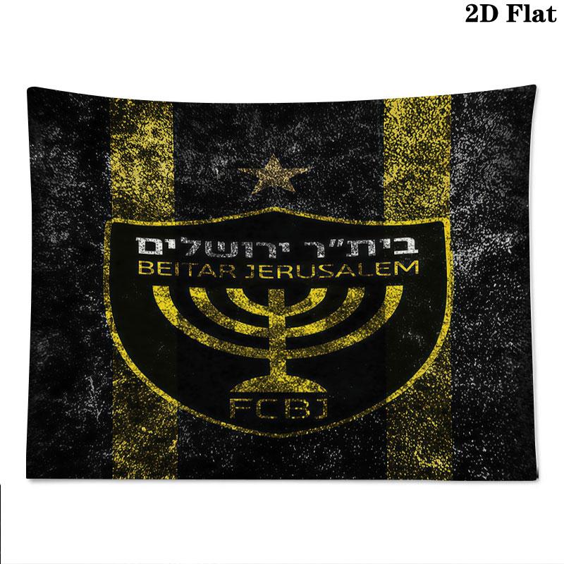 Beitar Jerusalem Wall Tapestry Aesthetic Wall Hanging Printed Fabric Blanket Decorative Tapestries for Bedroom Living Room Home Decor