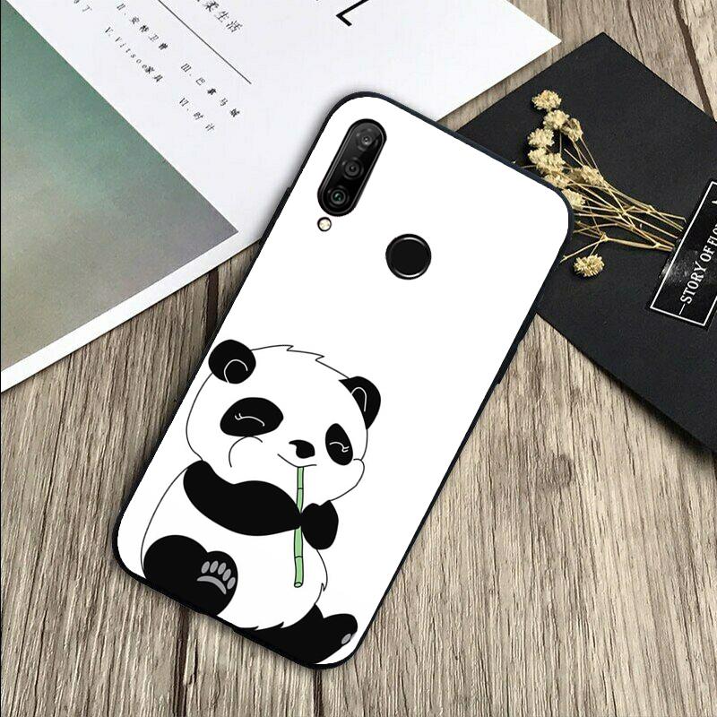 Мультяшная панда для Huawei Nova 12s 12i 11i 7i 8i Y73 Y70 Y90 Y60 Y72 Y61 Y91 9 10 SE P30 Pro P40 Lite Чехол