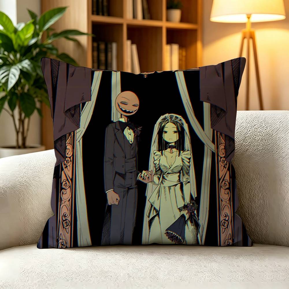 YYour Boyfriend Peter Horror VN Graphic  Pillow Case Square DoubleSided Sofa Cushion Cover Bedroom Bedside Pillow