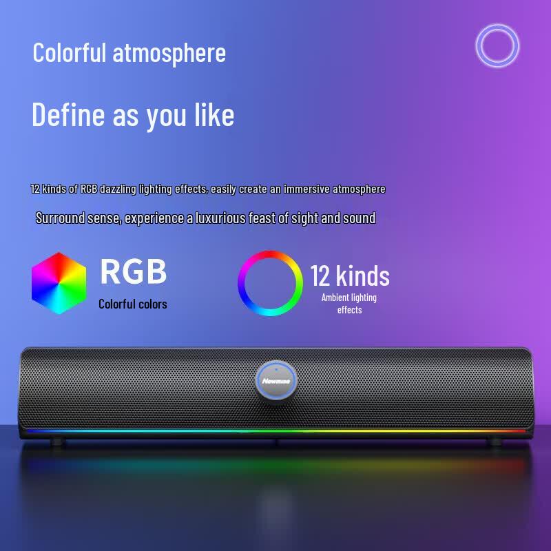 Игровой настольный ПК Newmine RGB Bluetooth-динамик (Китайская версия)