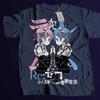 Аниме ReZero 4 Нацуки графика 100% Хлопок унисекс футболка 2026 Летняя мода Y2k Унисекс Короткий рукав Аниме-мерч