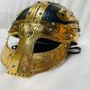 Средневековый шлем викингов, боевой воин, стальная броня, шлем Sca Larp Vendel Helmet