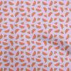 Cotton Flex Lavender Fabric Fruits Sewing Material Print Fabric By The Yard 40 Inch