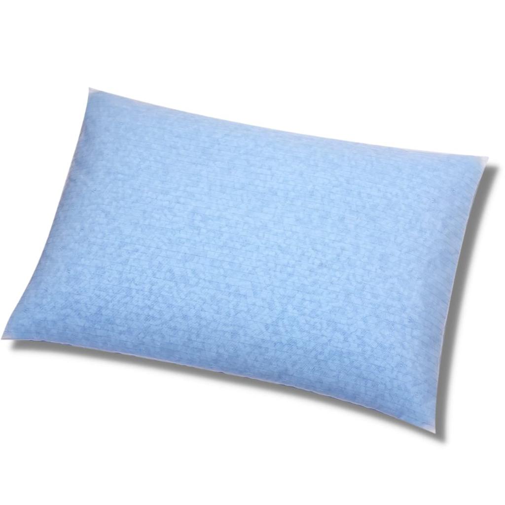Living In Peace Traditional Pipe Pillow, Hard Pipe, 35x50cm, Blue, Made In Japan, Adjustable Height, Breathable, Washable, Provides Firm Head