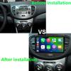 Android 14 Автомагнитола Carplay Auto для Hyundai I10 2007 2008 2009 2010 2011 2012 2013 GPS-регистратор Мультимедийный плеер 4G+WiFi DSP