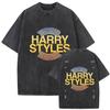 Футболка унисекс Harry Styles Together Tour, винтажная стирка, мужская женская, модная, поп-музыка, оверсайз, хлопковая, с принтом