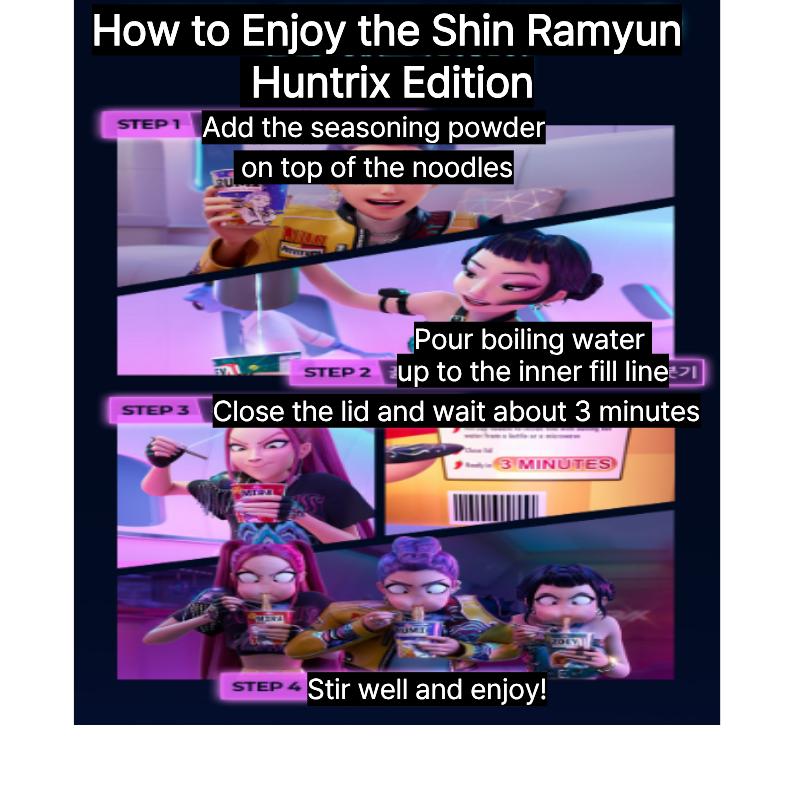 Шин Рамён K-Pop Издание Охотники на Демонов