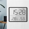 Magnetic Temperature Hygrometer Display Screen Table Clock Mini Bedside Desk Clock  Living Room