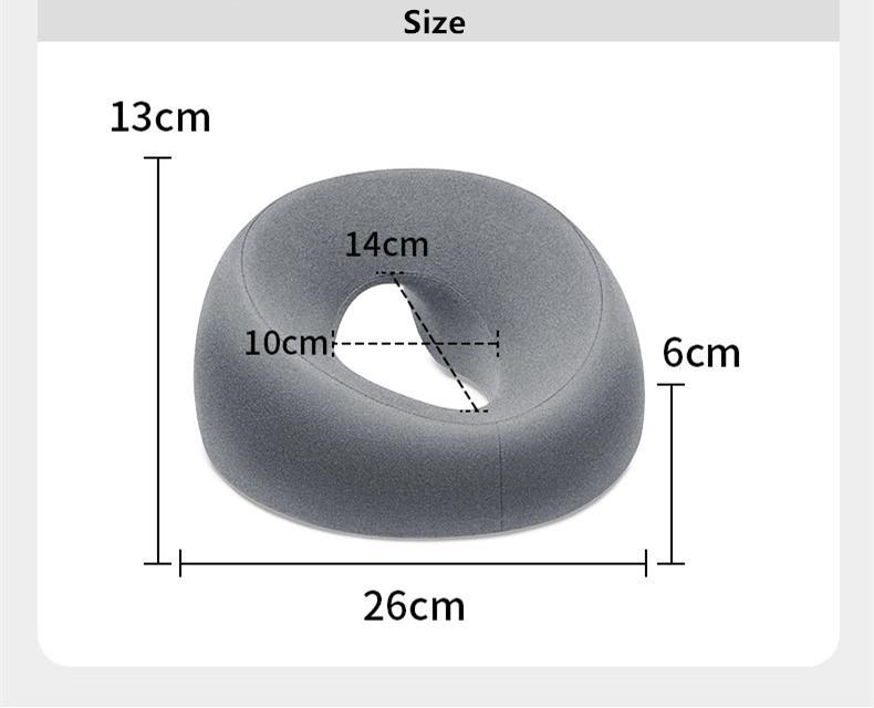 Soft Face Down Pillow Ergonomics Lying Down Pillow Memory Foam Breathable Head Rest Support Spa Massage Table Chair Foam Pillow