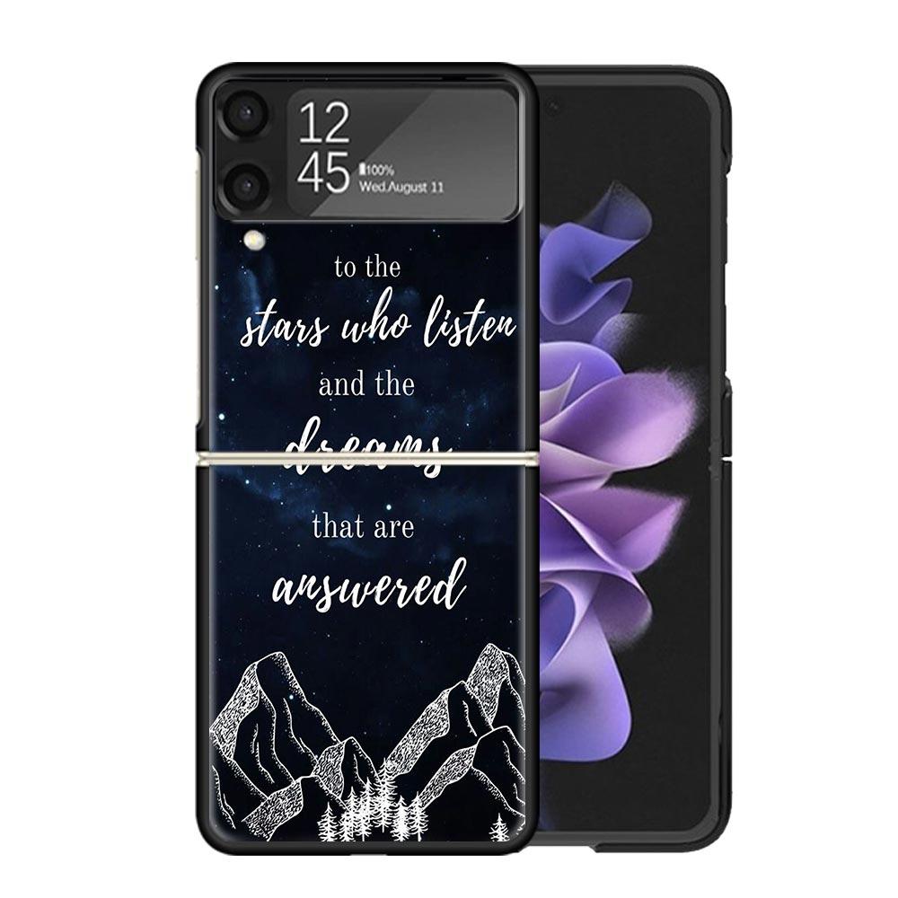 Двор Тумана и Ярости Сара Дж. Маас Чехлы Для Samsung Galaxy Z Flip 4 5 6 7 3 Z Flip7 Flip6 Flip4 Flip5 Flip3 5G Жесткий Ударопрочный F