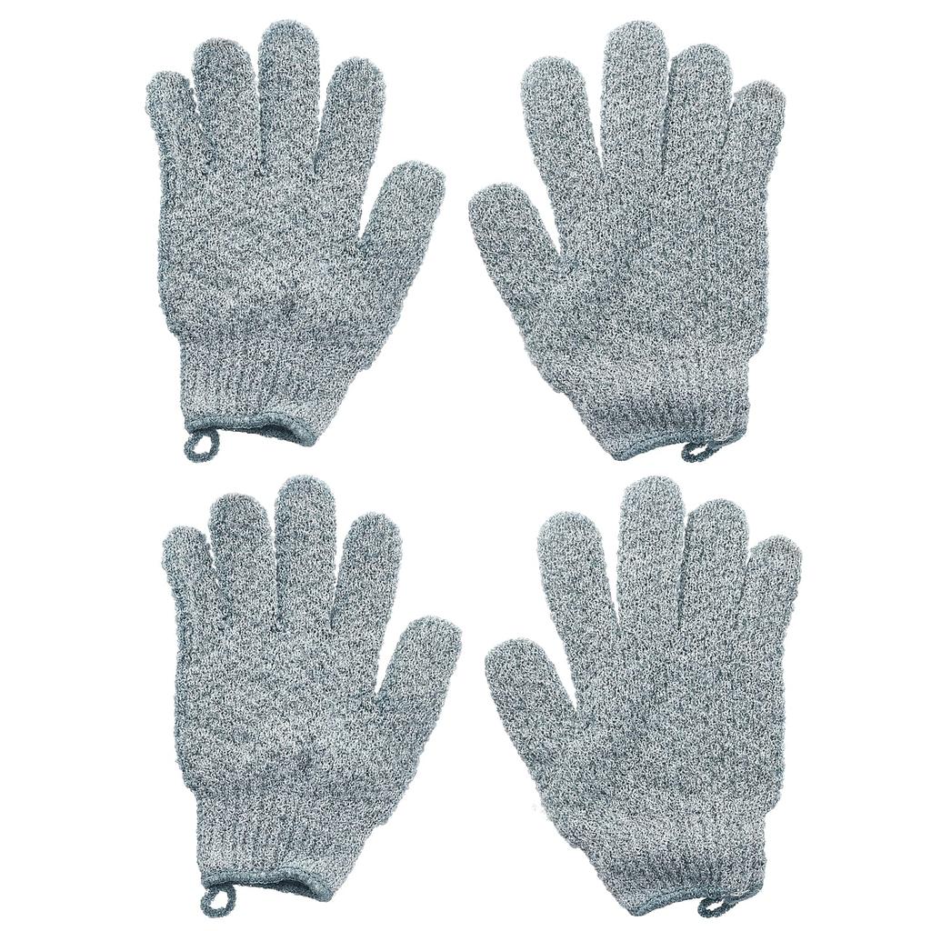Beauty By Earth Powerful Exfoliating Gloves, 2 Pairs