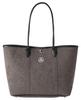 [Mercedes-Benz Collection] Genuine Ultrasuade(R) Tote Bag In Graphite/Blue Daisy