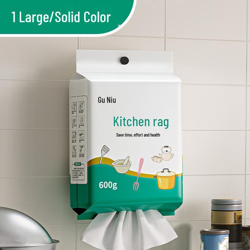 Утолщенная двусторонняя одноразовая швабра для мытья посуды для сухой и влажной уборки