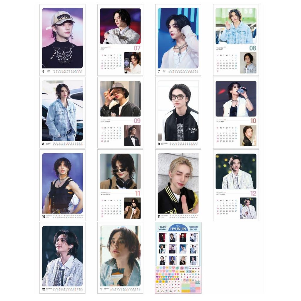 2025 Wall Calendar Wall [K-STAR Calendar] (Hyunjin)