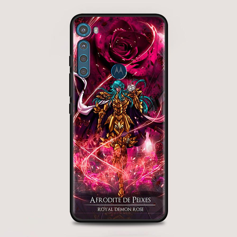 Чехол для MOTOROLA One Fusion для Moto G10 G9 G8 Plus Play Power One G20 G30 G40 G50 G60 Edge 20, чехол для телефона Saint Seiya, аниме