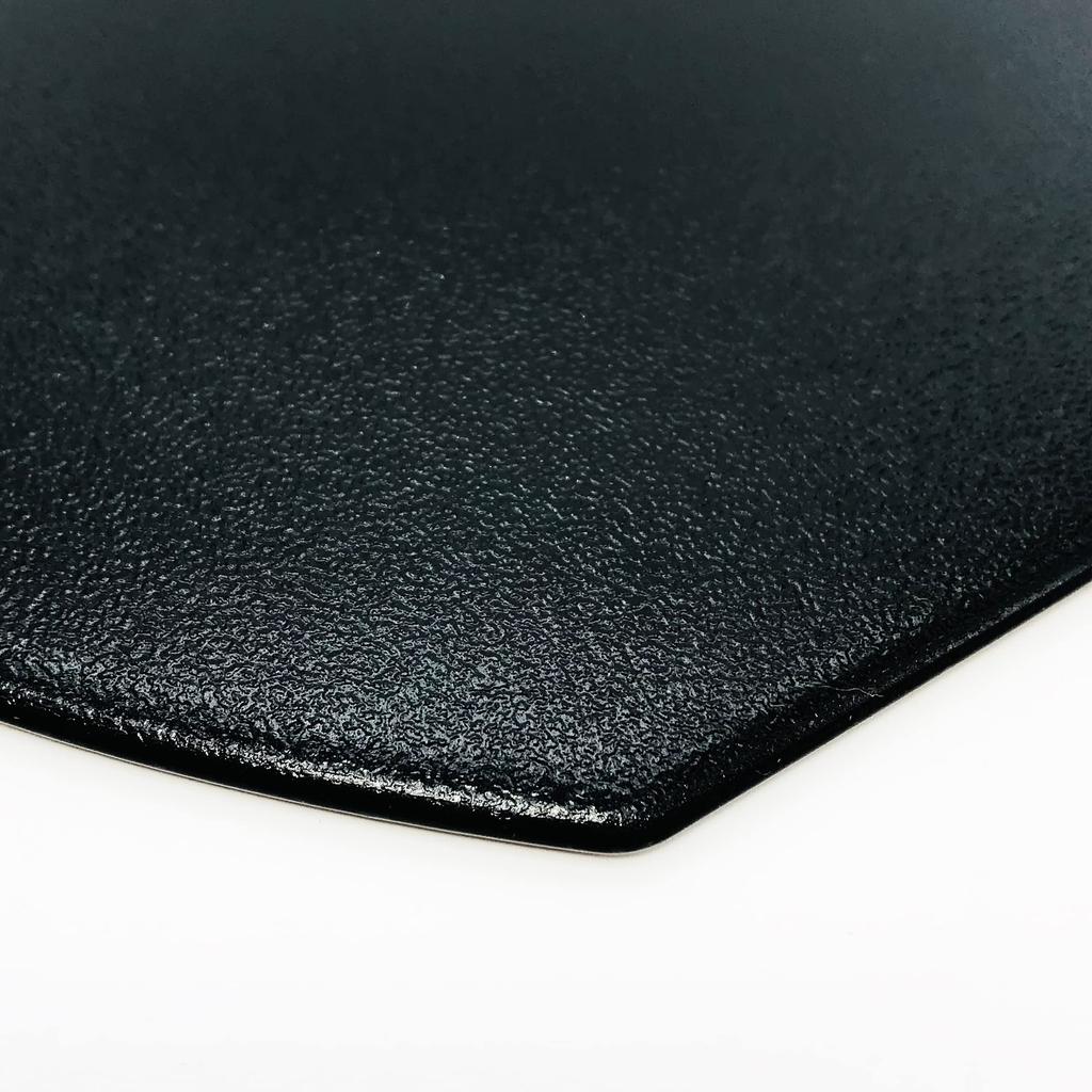 Maeju Lacquerware Half Moon Placemat, Large, Marble Black, 4Y-124