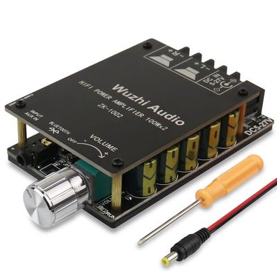 100 Вт + 100 Вт TPA3116D2 ZK-1002 Bluetooth цифровой HIFI стерео аудио усилитель мощности плата