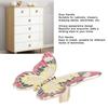 Easy Install Cabinet Pull Handles Durable Butterfly Knobs Vintage Drawer Knobs  Wardrobe