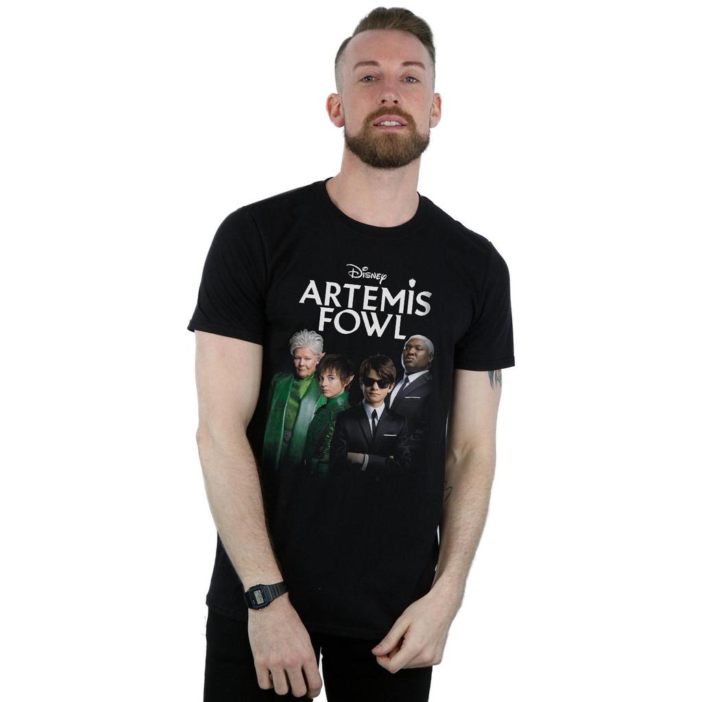 Disney Mens Artemis Fowl Group Photo T-Shirt