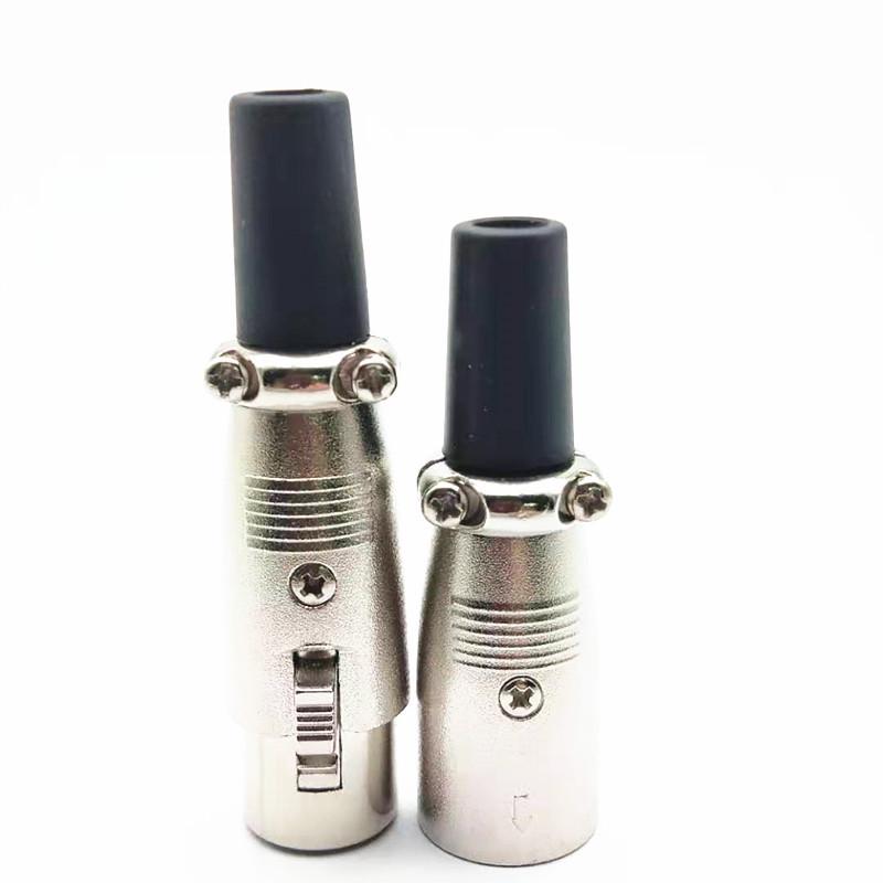 Японский разъем Canon XLR для микрофона, male/female, с винтом, 3-жильный балансный разъем