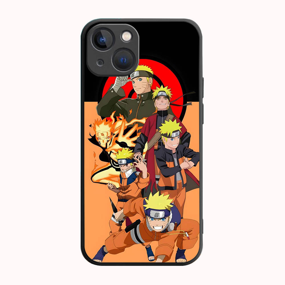 Черный чехол B-34 Naruto для OPPO A5 A9 A15 A16 A55 A94 A95 A96 Reno 6 7 8 10 5G Realme 7I 8I C30 C31 VIVO V23E V25 V27 Pro Y20S Y17S