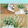 Convallaria Majalis Of The Valley Fake Plant Artificial Flowers For Wedding Decor Gift