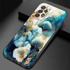 Мраморный чехол для телефона Samsung Galaxy A71 A50 A21s A54 A41 A52s A51 A31 A53 A73 A55 A70 A16 A72 Черная крышка