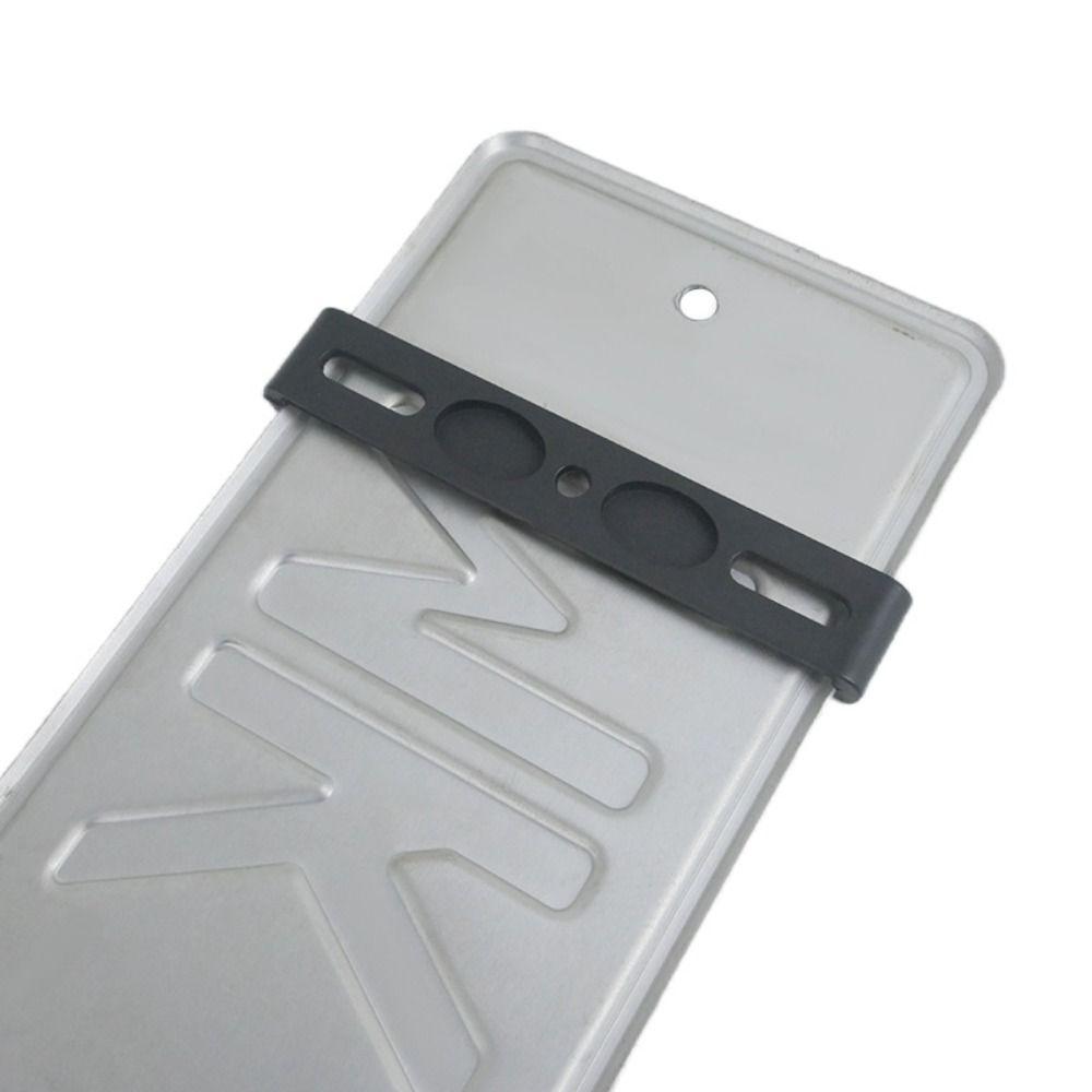 4PCS Frameless License Plate Holder Simple License Plate Bckle License Plate Frame  for Car