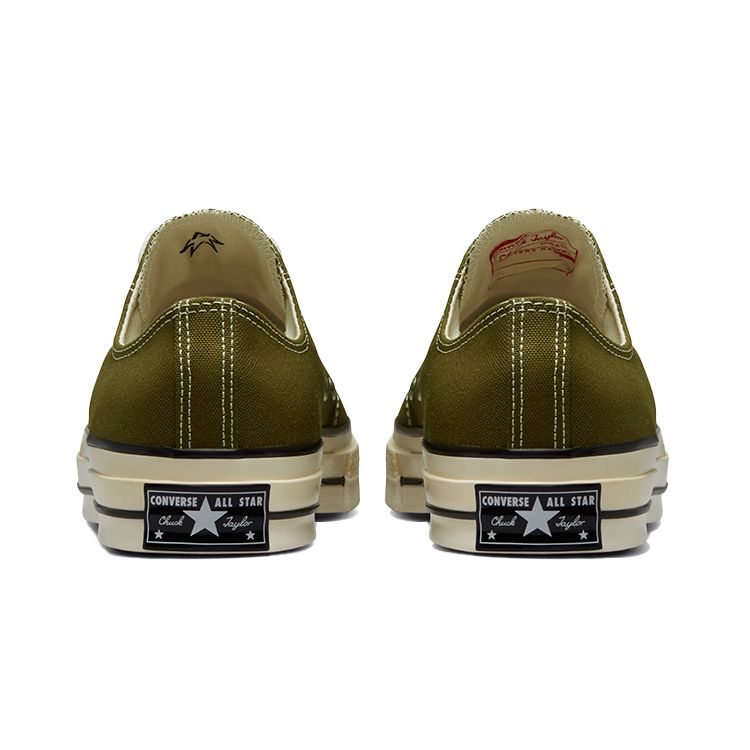 Converse Кроссовки унисекс Chuck 70 Low Dark Moss Green Egret Black 171568C