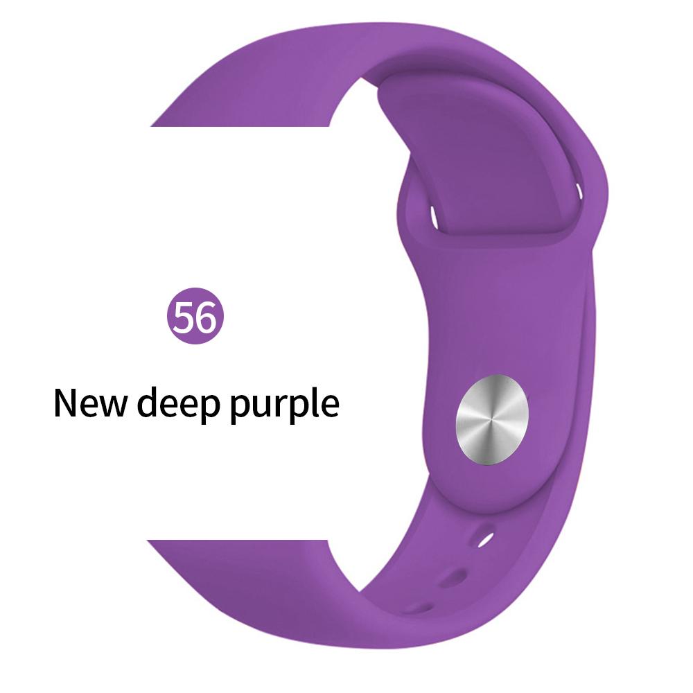 Мягкий спортивный силиконовый ремешок для часов Apple 4 3 2 1 38 мм 42 мм дышащий браслет для Iwatch Series 5 6 SE 40 мм 44 мм ремешок