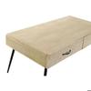 Table basse en métal bois de paulownia bois MDF DKD Home Decor