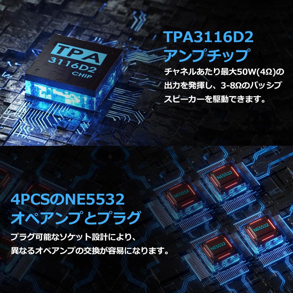 Douk Audio M1 FM HiFi TPA3116 цифровой усилитель Bluetooth стерео приемник домашний FM усилитель 5.1 50W2