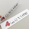 SVLHP1 1pc ABS Red Chrome Car Sticker Logo 4 MOTION 4motion Rear Trunk Badge Emblem Decals For VW PASSAT Touareg GOLF Polo Tiguan Jetta