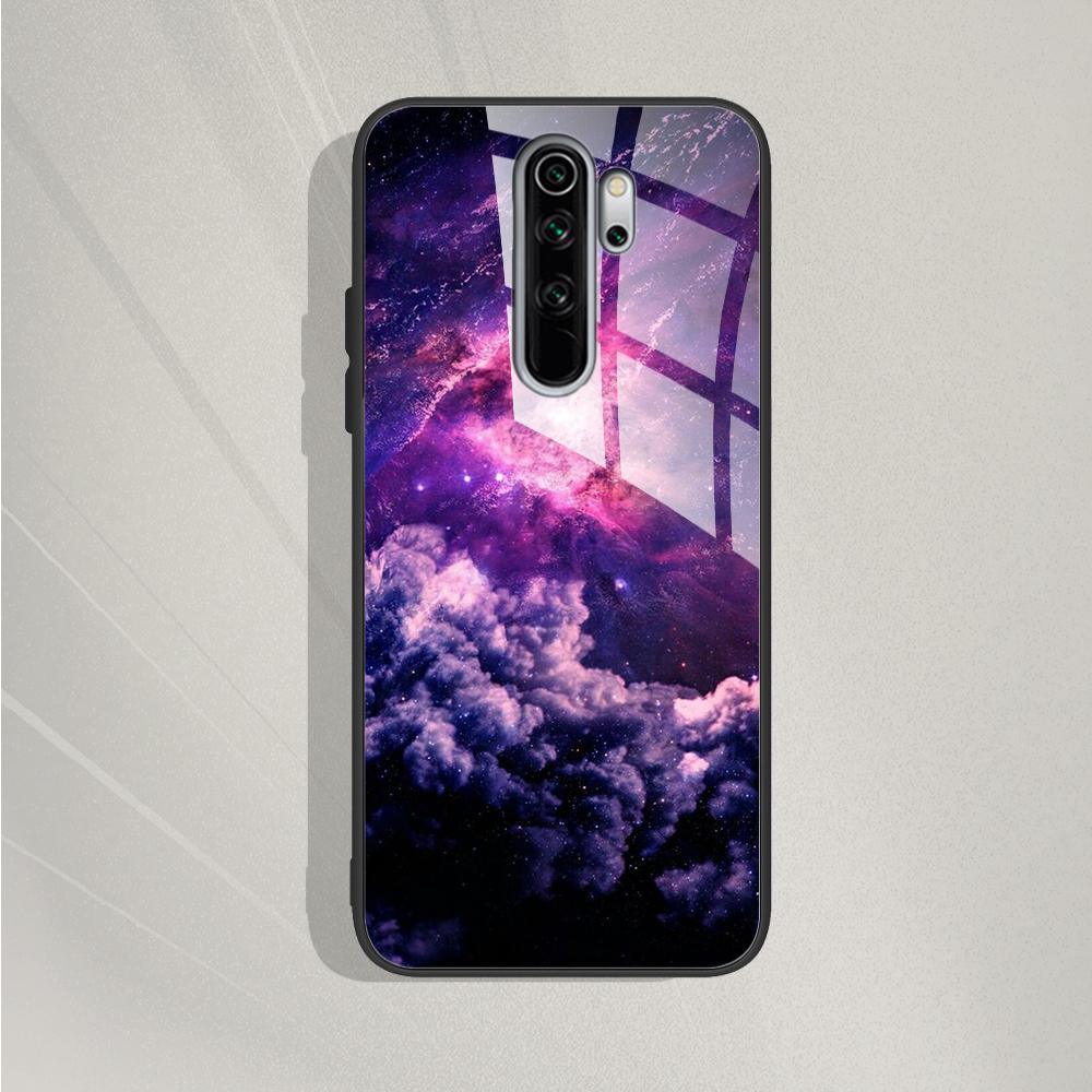 Для Xiaomi Redmi Note 8 Pro Чехол Закаленное Стекло Узор Силиконовый Чехол Чехлы Для Телефона Для Redmi Note 8 Note8 Note 8T 8 t Fundas