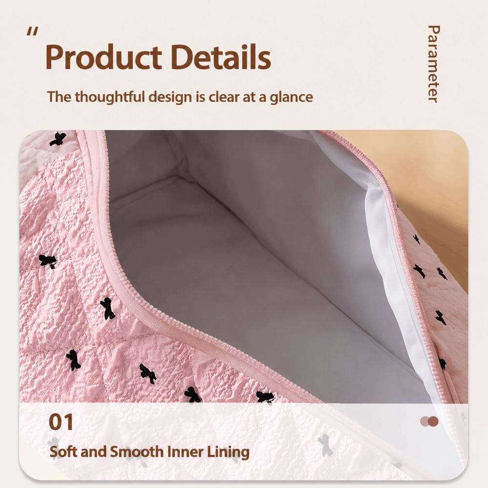 With Handle Hair Dryer Storage Bag Quilting Cotton Hair Dryer Case  Home Travel Use