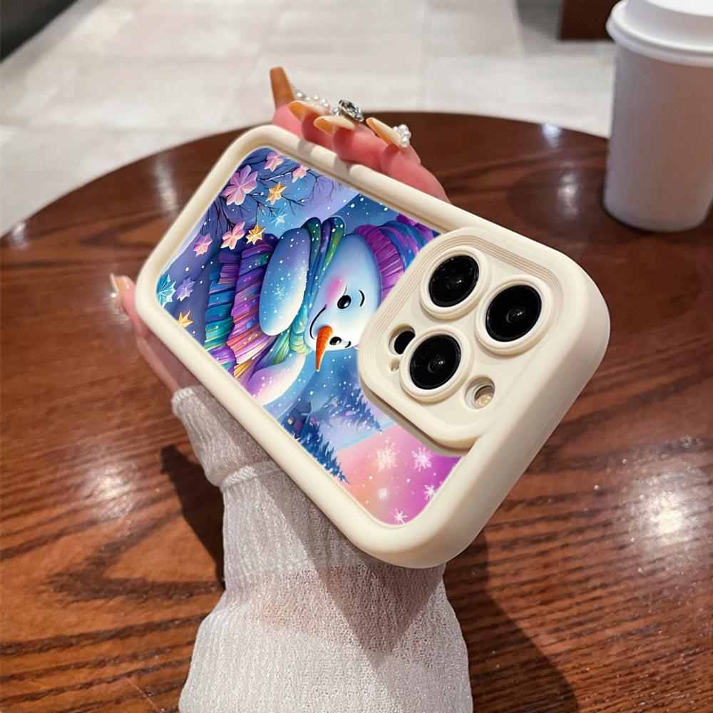 N116 Счастливого Рождества С Новым годом арт Мягкие чехлы для телефонов Angel Eyes для iPhone 16 15 14 13 11 Pro Max 8 7 6s Plus 12 mini XR XS Max Противоударный чехол