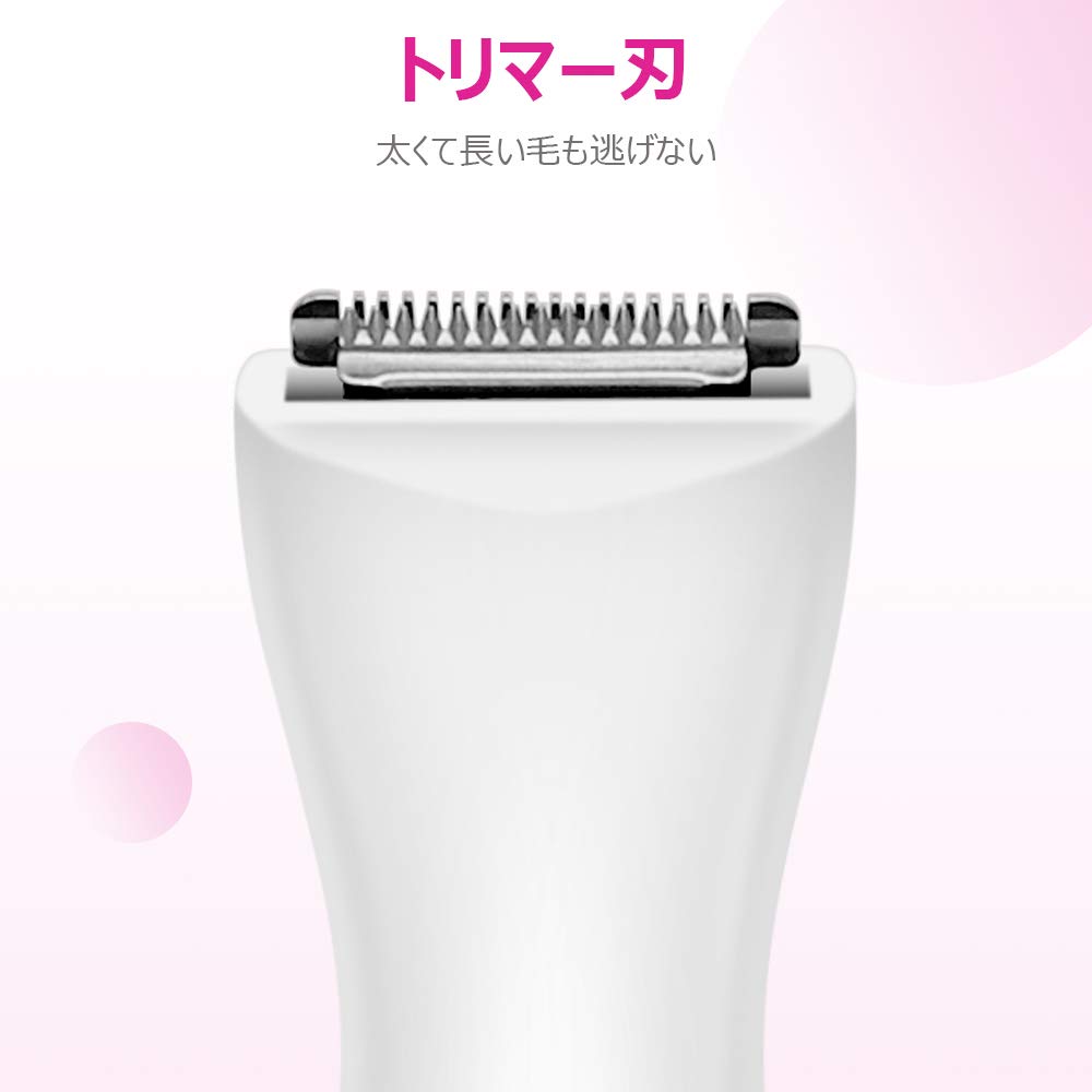 Funstant VIO Shaver Trimmer Pubic Hair Shaver VIO Shaver Shaver for Women VIO Zone Shaver Unwanted Hair Removal Ladies Shaver Bikini Line Care Battery
