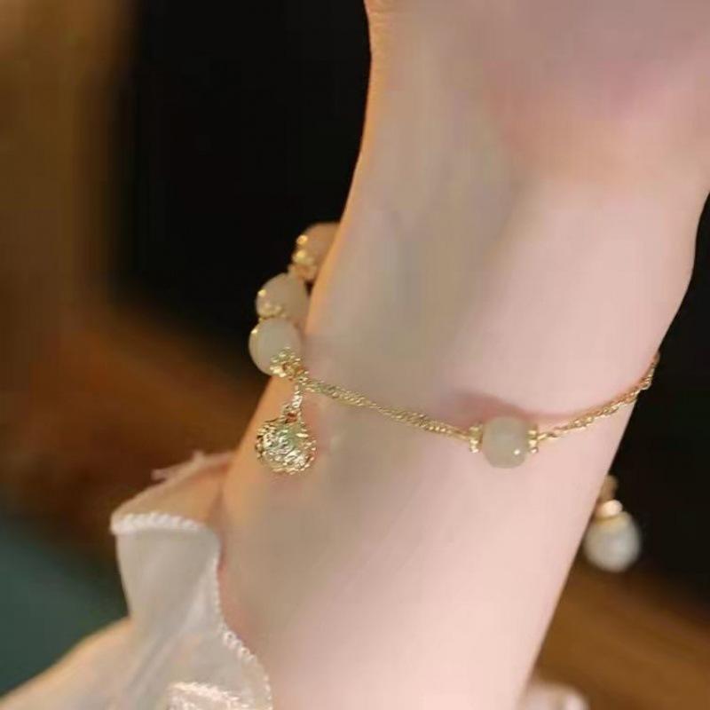 Dodo Hot Hetian Jade Rabbit Bracelet, Women's Niche Design - High Value Student or Bestie Gift