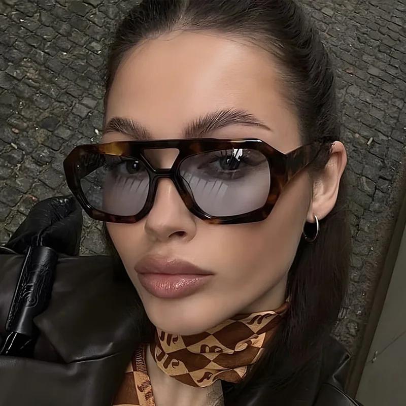 Luxury Designer Sunglasses for Women Fashion Vintage UV400 Protection Colored Lenses Sun Shade Glasses Brand