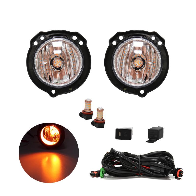 For Toyota Avanza 2012 2013 2014 2015 2016 LED Fog Lamp DRL Light Daytime Running Bumper Driving Waterproof Switch Relay Wires