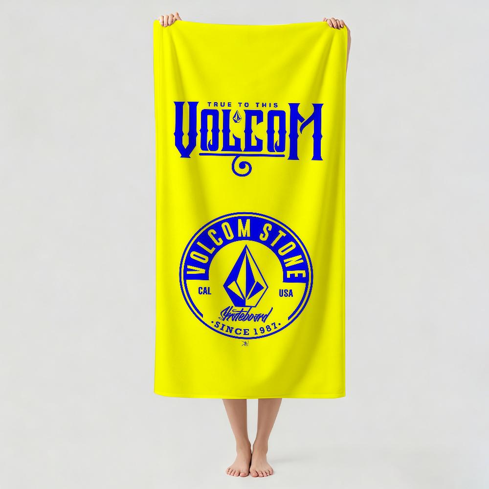 Модный принт V-Volcom Полотенце Сушилка Банное Полотенце Подходит Для Легкого Плавания Кемпинга Йоги Пляжа Вне