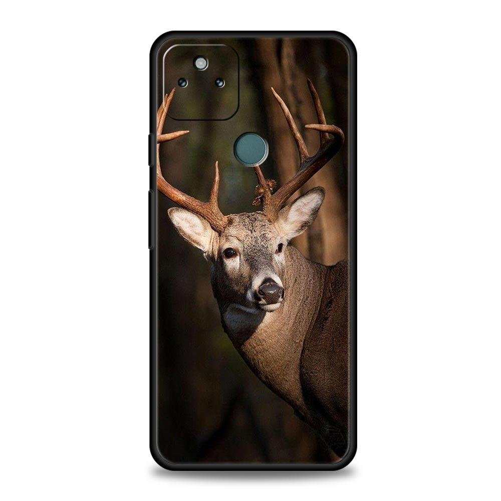 Phone Case Cover for Google Pixel 10 9 8 7 6 7A 6A Pro Shockproof Soft TPU 10 9 Pro XL Shell Capas Fundas Deer Hunting Camo Bags