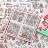 MINKYS 72 sheets/Box Transparent PET Paper Decorative Stickers Laptop Kpop Toplader Photocard Sticker Kids Gift