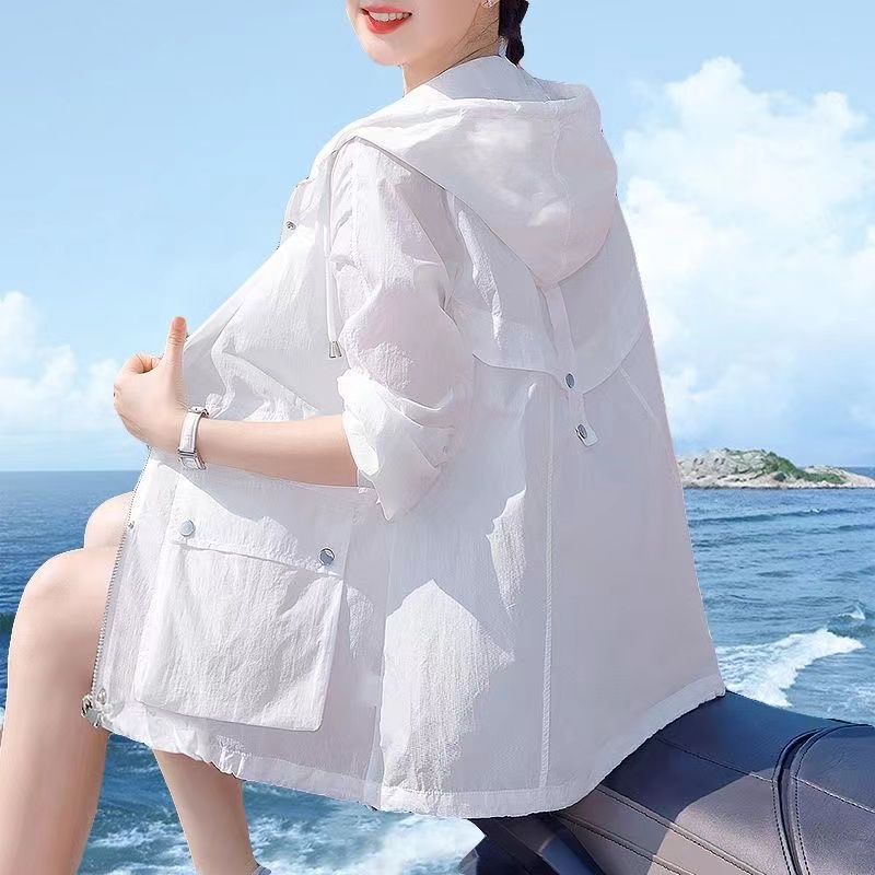 Летняя женская одежда Солнцезащитный крем Солнцезащитный крем Легкая верхняя одежда