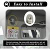 2Pcs Car Sun Visor Clip, Compatible With Jeep Liberty 2005-2012 and Dodge Nitro 2008-2012, Upgraded Car Interior Sunscreen Holder Hook, Automobile