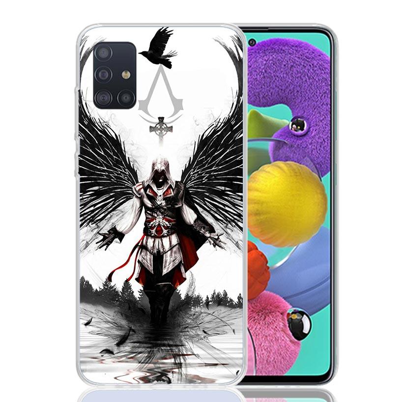 Чехол для телефона A-Assassins Game Creed для Samsung Galaxy A52 A51 A50S A12 A22 A32 A72 A10S A30S A31 A71 Note 20 Ultra 10 Plus S10 Ga
